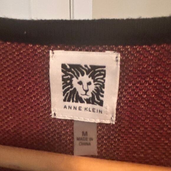 Anne Klein Plaid Knit Cardigan – Size Medium - Picture 3 of 3